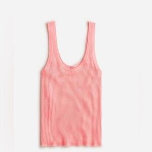 J.Crew Featherweight cashmere ribbed tank top